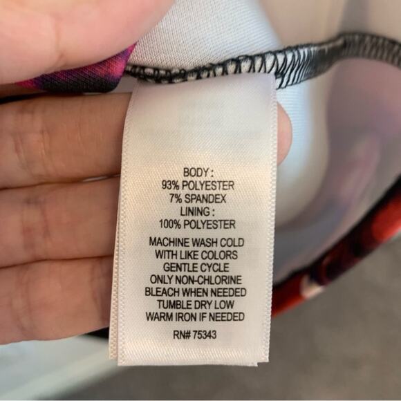 Cynthia Rowley Dark Pink and Purple Floral Mini Party Dress - Picture 6 of 9